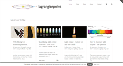 Desktop Screenshot of lagrangianpoint.net