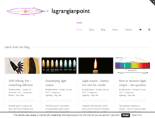 Tablet Screenshot of lagrangianpoint.net